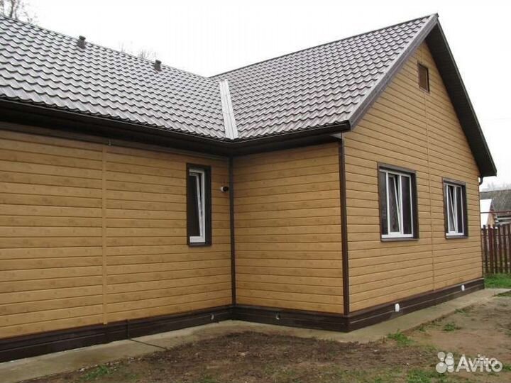 Металлический сайдинг Евро брус