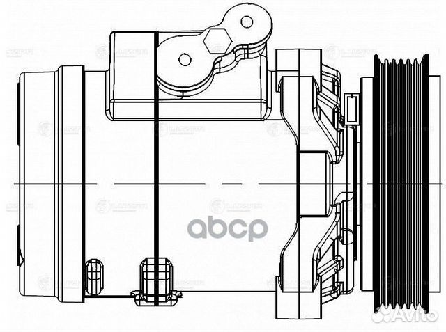 Компрессор кондиц. для а/м Chevrolet Captiva/Op