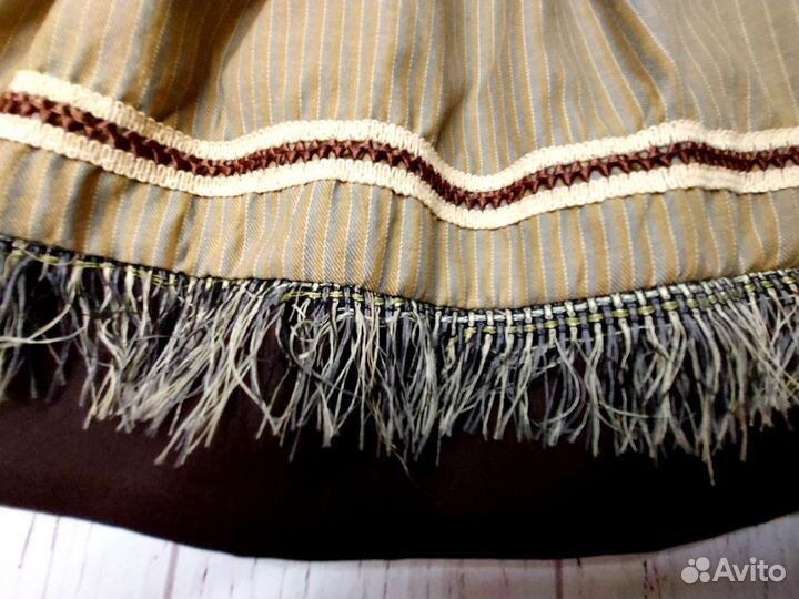 Платье и шляпа для куклы винтаж