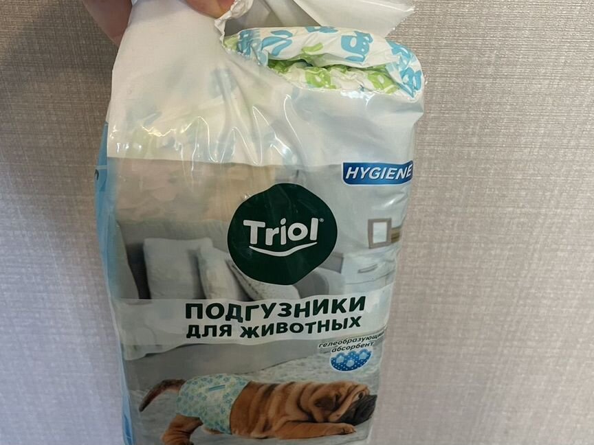 Подгузники для домашних животных "Triol", 7-15 кг