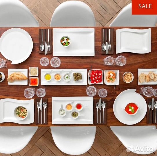 Villeroy boch newwave блюдо 49х30 см