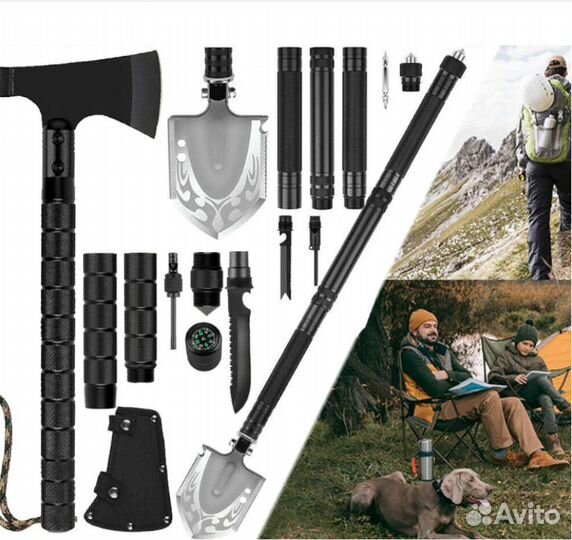 Тактический туристический набор для выживания 14в1