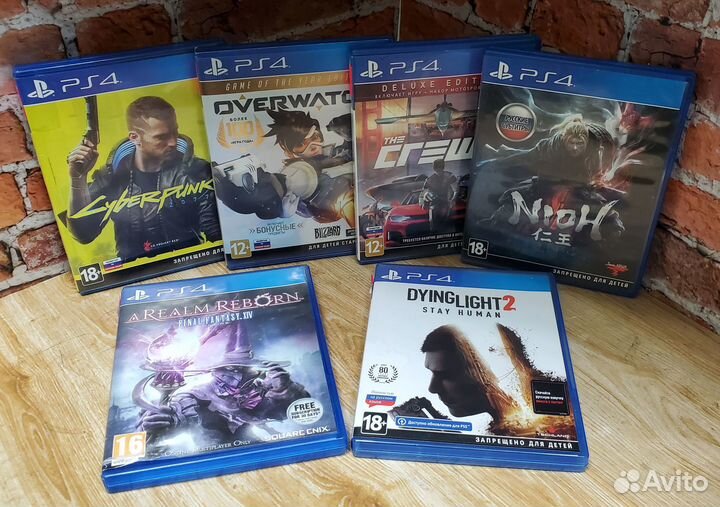 Игровые диски на ps4