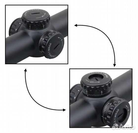 Оптический прицел continental X6 1-6x24 Tactical