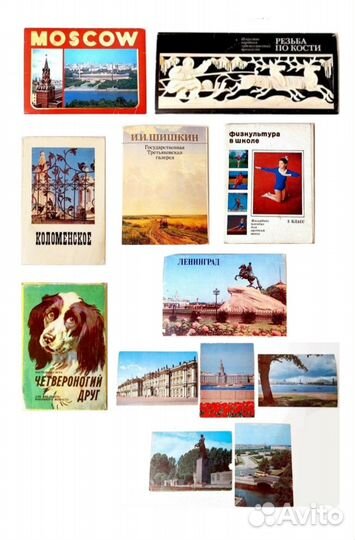 Наборы открыток СССР раритет 70е-80е гг