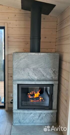 Облицовка каминная из природного камня
