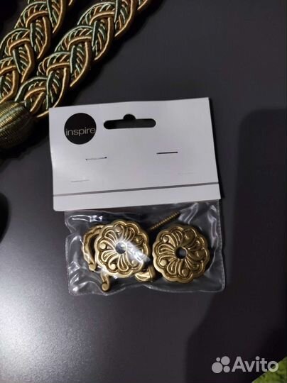 Держатели для штор новые с крючками