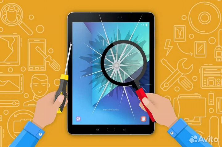 Ремонт планшетов samsung apple huawei