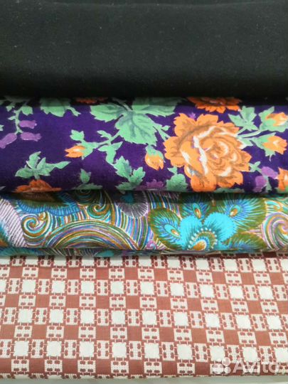 Ткани СССР ситец, фланель, габардин