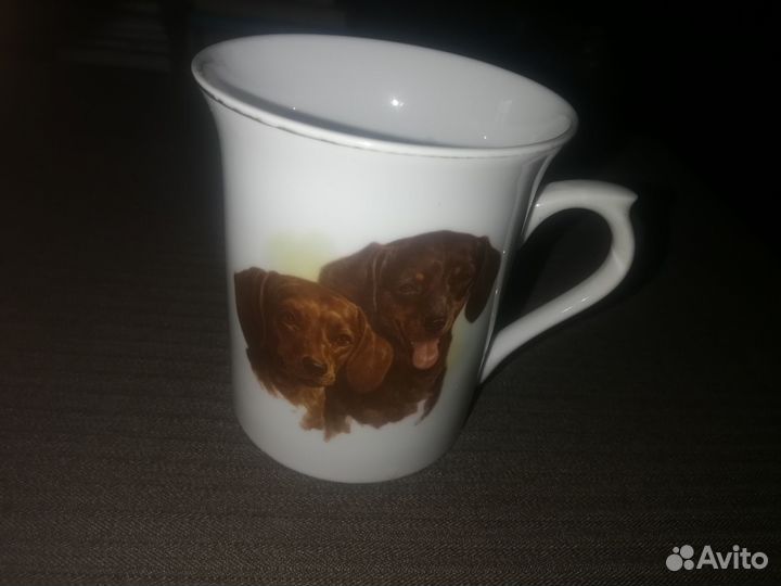 Кружка с породами собак.Производсто bohemia