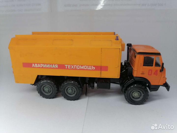 Камаз 4310, модель 1:43, техпомощь