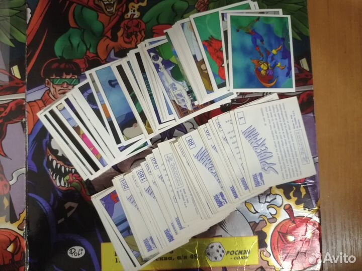 Альбом и наклейки Человек-паук