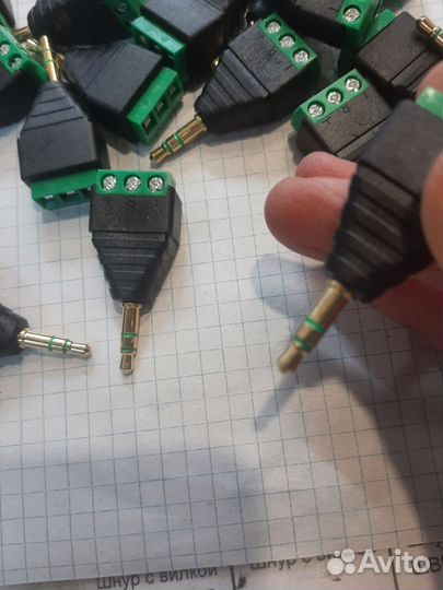 Штекер 3,5стерео без пайки