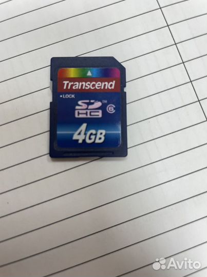 Карта памяти sdhc 4 GB