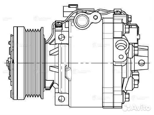 Компрессор кондиционера Митсубиси ASX