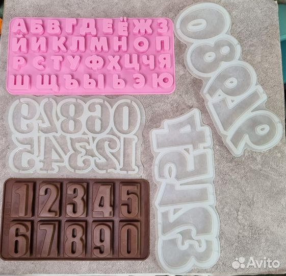 Формочки силиконовые для леденцов и мастики