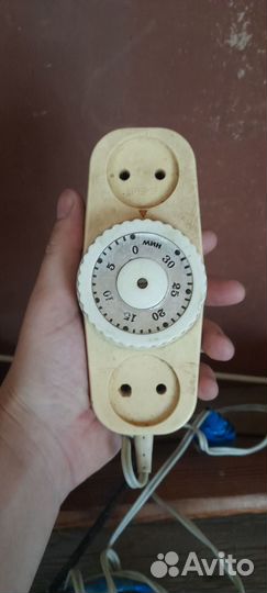 Удлинитель советский с таймером