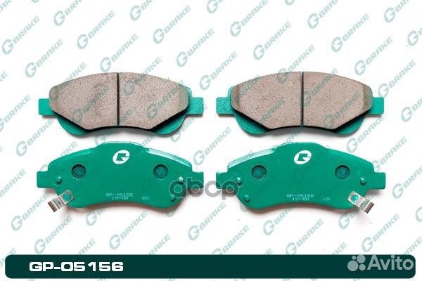 Колодки тормозные GP05156 gbrake