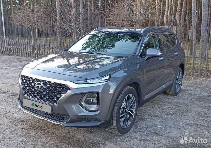 Hyundai Santa Fe 2.2 AT, 2019, 37 611 км
