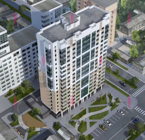 1-к. квартира, 42,6 м², 16/17 эт.