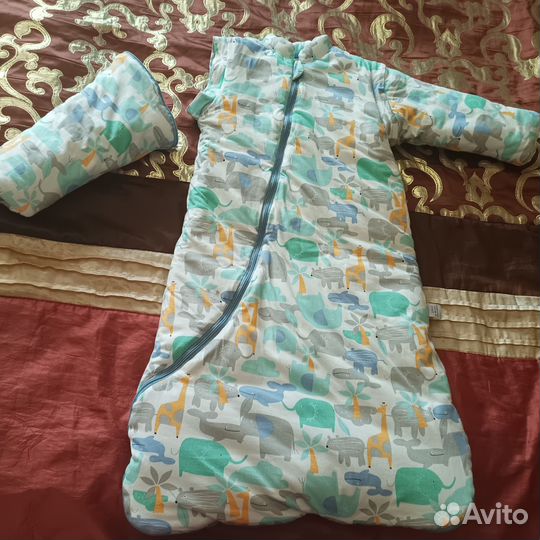 Детский спальный мешок зимний