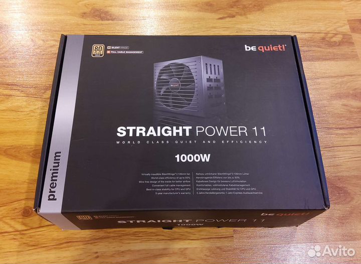 Блок питания Be quiet Straight Power 11 1000 Вт