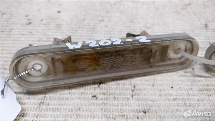 Фонарь подсветки номера mersedesbenz W202 93-00г