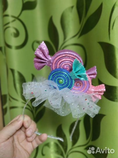 Ободок конфетка коронки