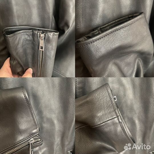 Кожаная куртка мужская Mango man XL