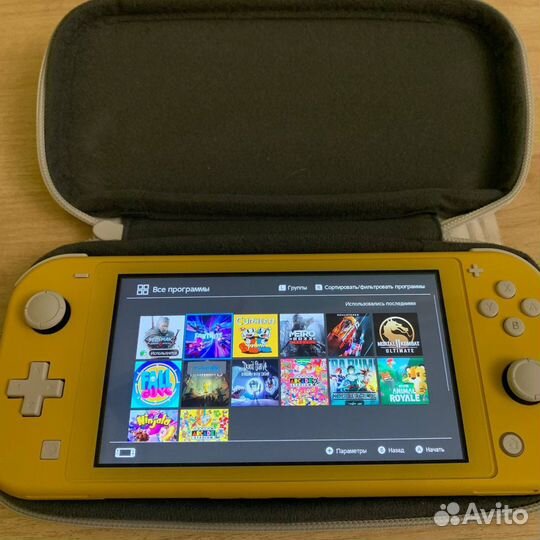 Nintendo switch lite с играми