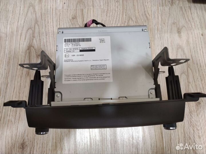 Штатное головное устройство toyota rav 4