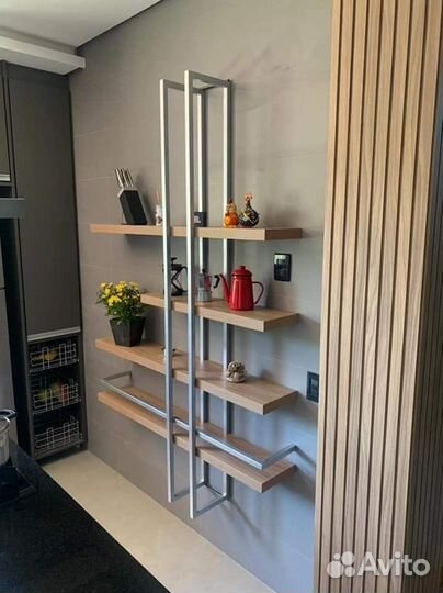 Полка настенная в стиле лофт