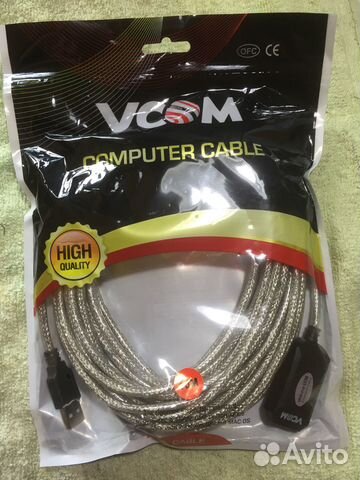 Активный удлиннитель USB 2.0 - 10 метров новый