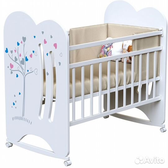 Кровать детская колесо-качалка вдк Wind Tree