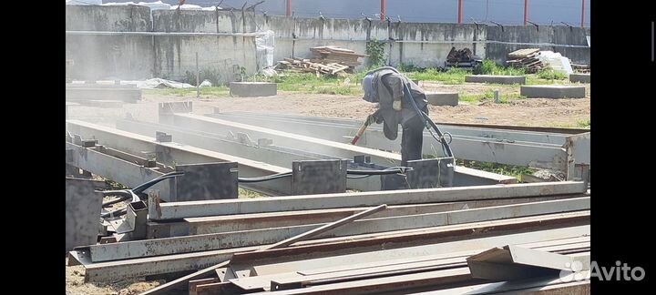 Пескоструйная обработка очистка с выездом