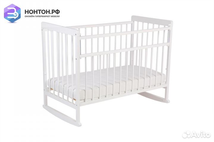 Кроватка детская Диана белая