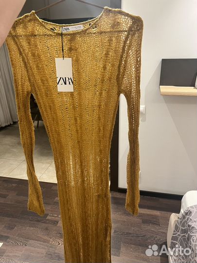 Платье туника Zara вязаное