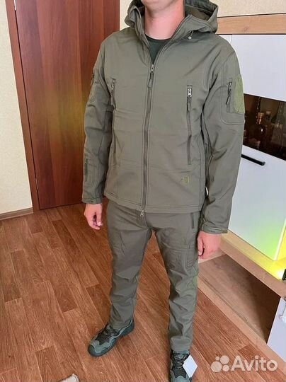 Костюм боевой тактический softshell (олива)