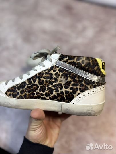 Кеды Golden Goose Midstar Leopard Limited Edition