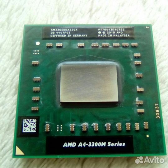 Процессор amd a4-3300m series
