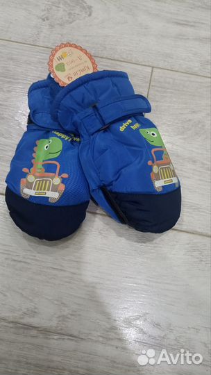 Варежки краги для мальчика 4,5 лет