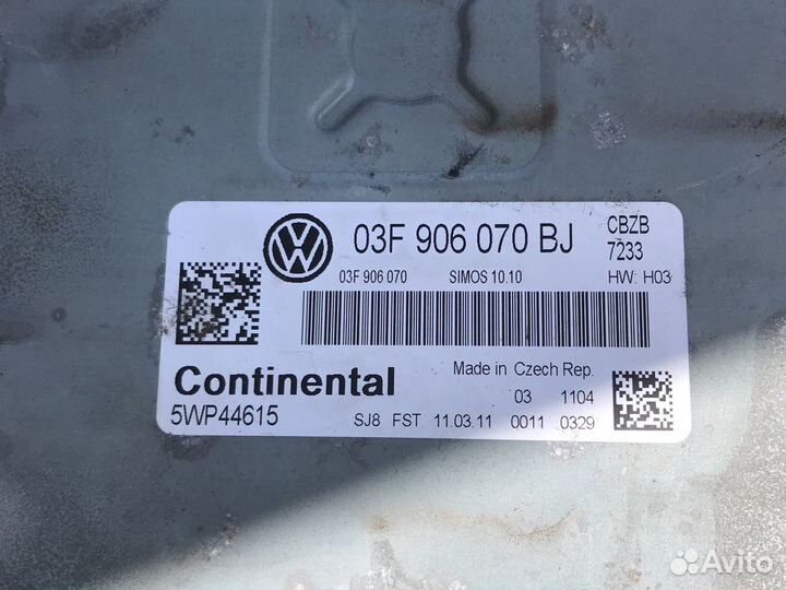 Эбу двигателя фольксваген 1.2tsi cbzb