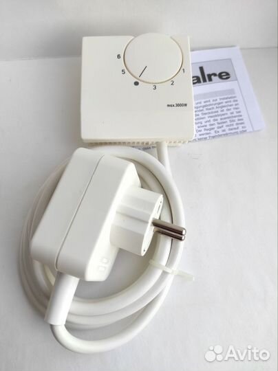 Терморегулятор Eberle 3311 с проводом и вилкой