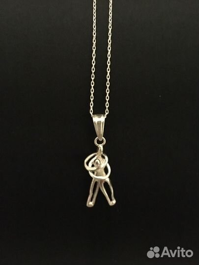 Серебряная цепочка и подвеска «Неразрывная связь»