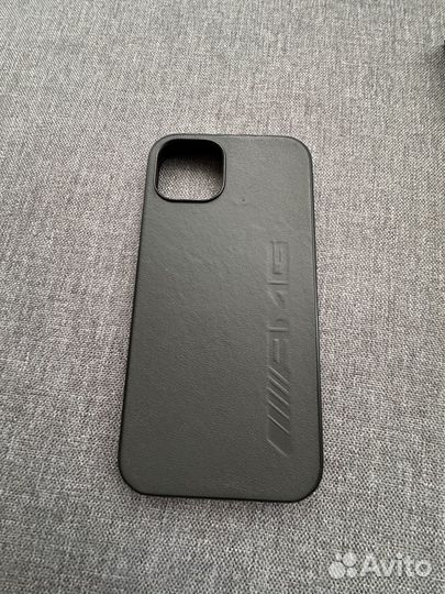 Чехол AMG для iPhone 13 Genuine leather