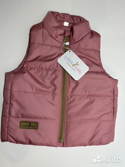 Little Kiddy Жилетка детская утепленная безрукавка
