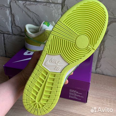 Кроссовки мужские Nike SB dunk low Green Apple