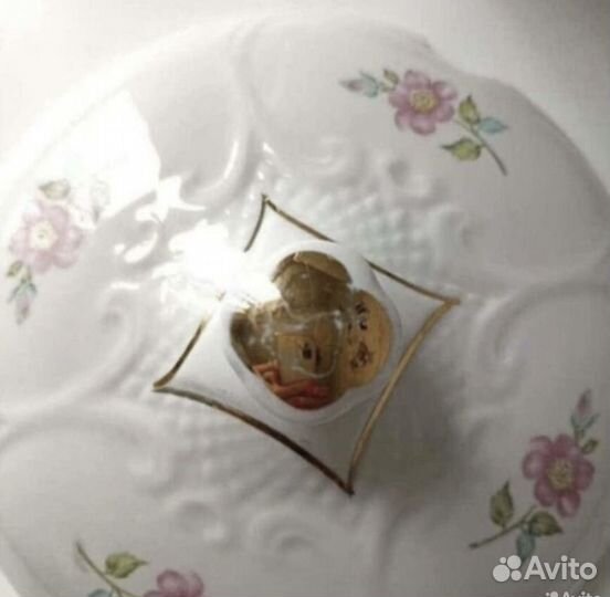 Супница фарфоровая СССР фз Чайка