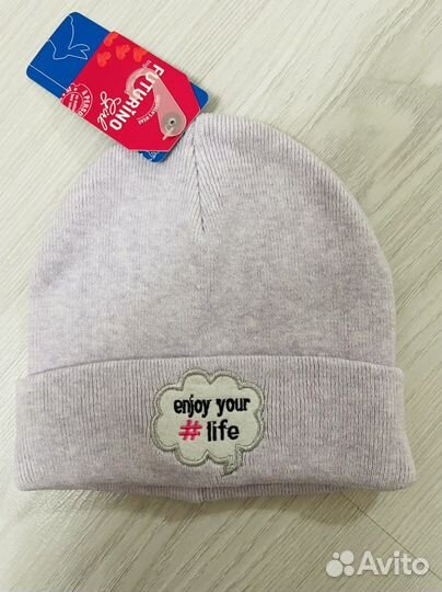 Шапки демисезон осень новые 50-52-54 для девочки