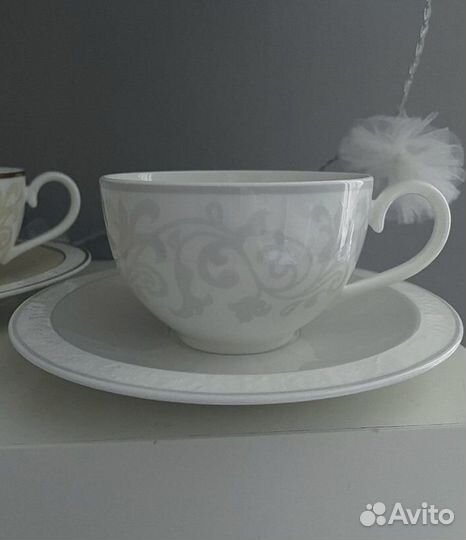 Villeroy boch чашки с блюдцем
